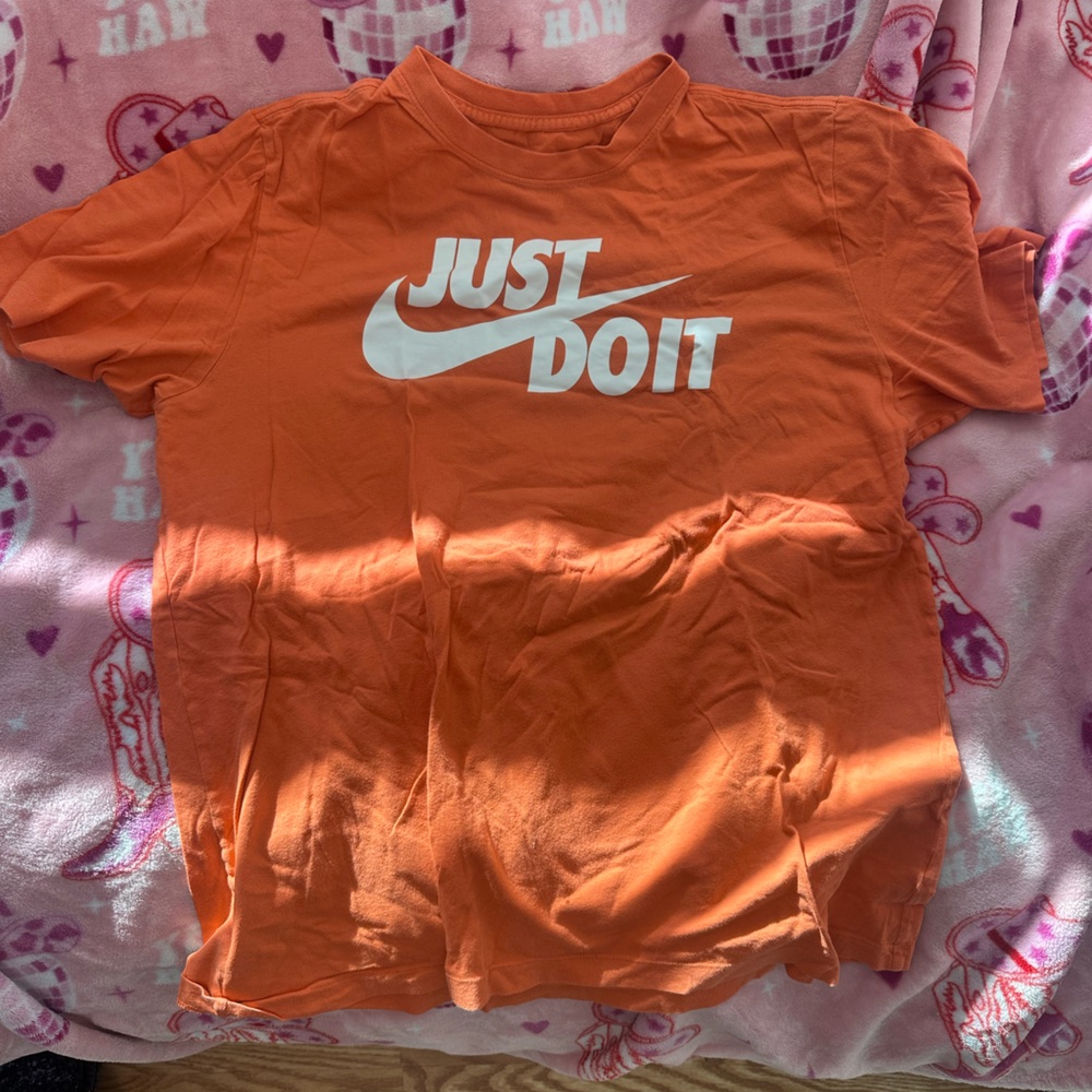 Men's Orange Nike T-Shirt